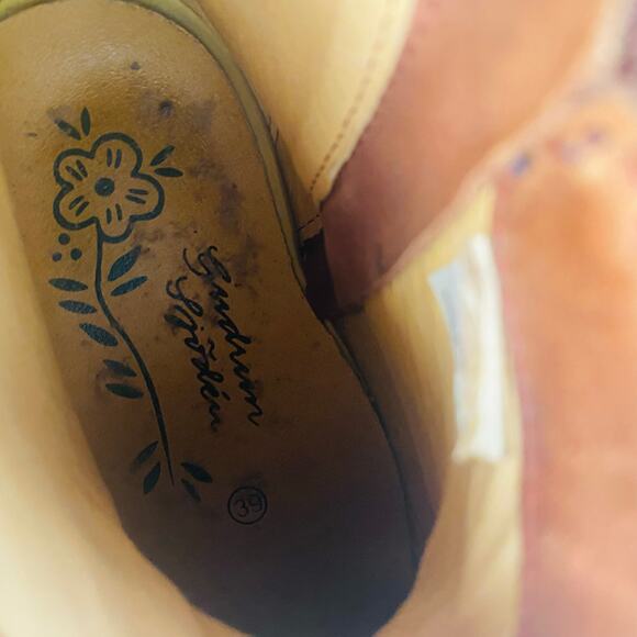 Gudren Sjoden Tan Leather Winter Boots Ankle Booties Minimalist Utilitarian 8.5 - Picture 8 of 8